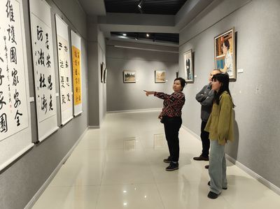 翰墨書盛世 妙筆繪國安 一場展現家國情懷的藝術展覽